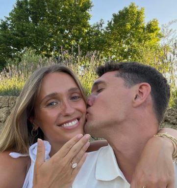 Tina Christensen daughter-in-law Katrine Friis flaunted her ring after saying Yes in 2023